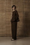 Mutedance 25 Spring/Summer Silk/Printed Trousers MD-MD25SS127-BROWN